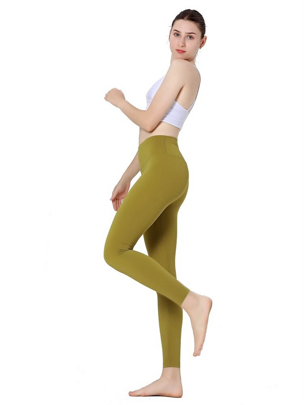 Безшевни панталони с висока талия за жени Йога облекло Клинове за фитнес Дамски спортни дрехи Чорапогащи за бягане Нови летни клинове