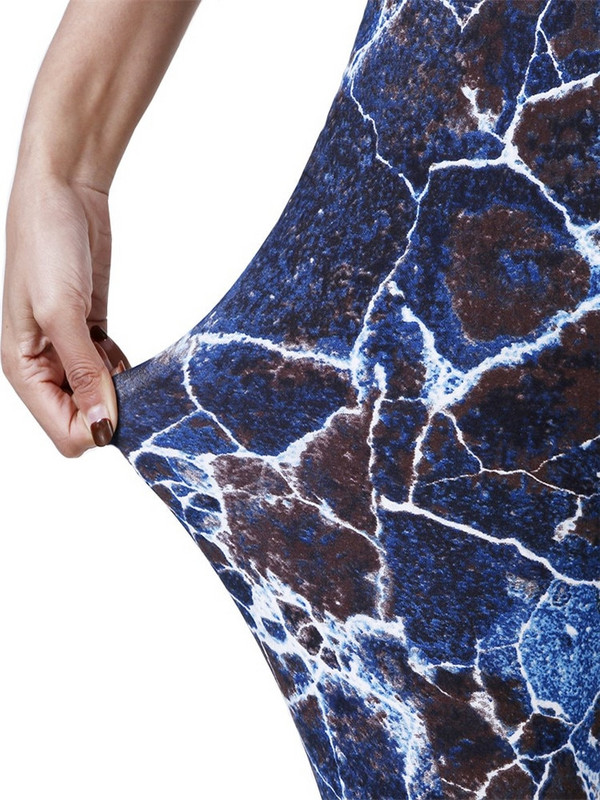 YRRETY Дамско тренировъчно облекло Клинове за фитнес фитнес панталони за йога Push Up Спортен чорапогащник Еластичен панталон с дължина до глезена с принт