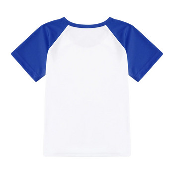 Момчета Детски ежедневни бързосъхнещи тениски Color Block Workout Спортни ризи Топ тениска Дишащи тениски за бягане Детско спортно облекло