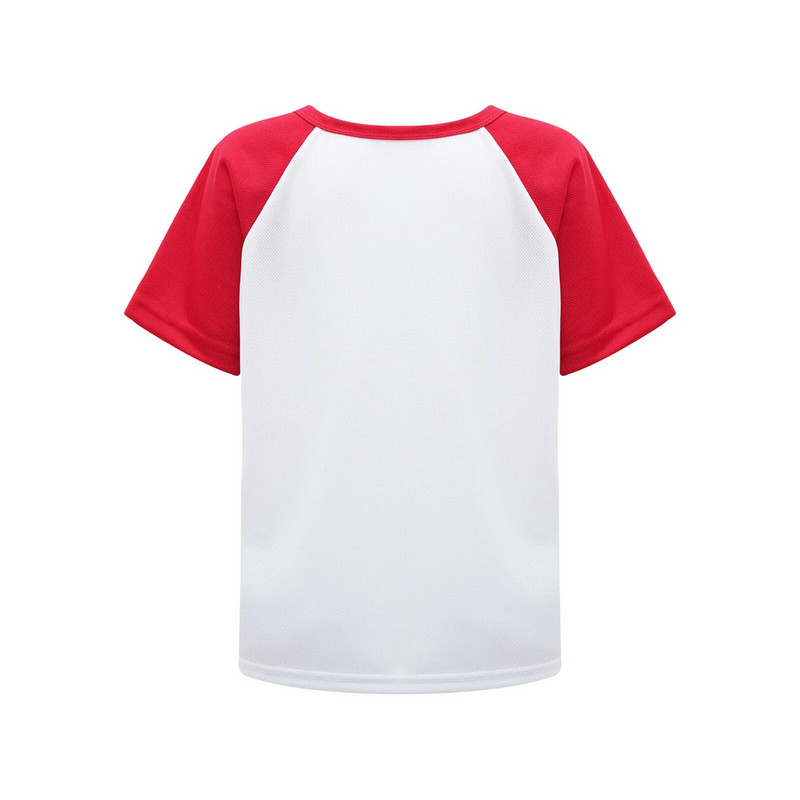 Момчета Детски ежедневни бързосъхнещи тениски Color Block Workout Спортни ризи Топ тениска Дишащи тениски за бягане Детско спортно облекло
