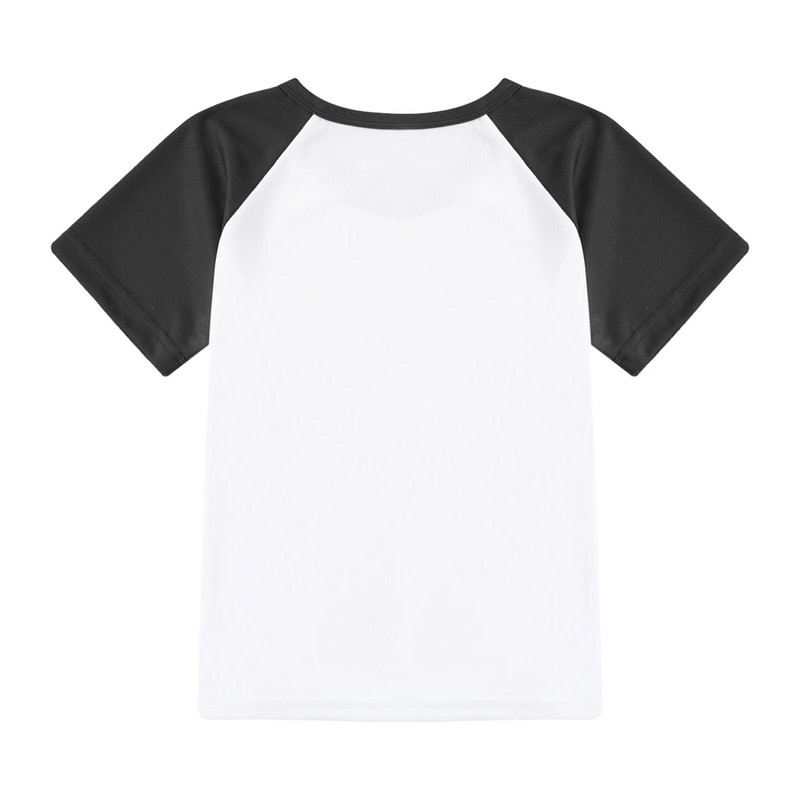 Момчета Детски ежедневни бързосъхнещи тениски Color Block Workout Спортни ризи Топ тениска Дишащи тениски за бягане Детско спортно облекло