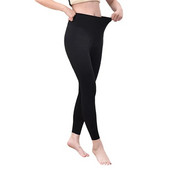 INDJXND Неонови еластични клинове, бели, с висока талия, дамски тесни женски панталони с висока талия и висока талия, летни клинове в бонбонени цветове