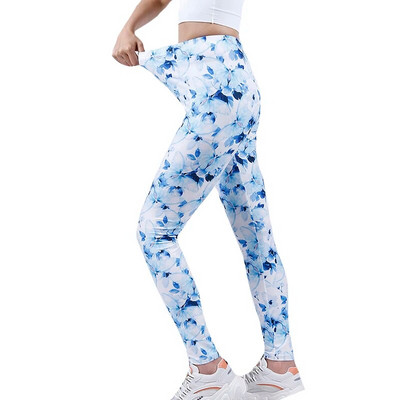 INDJXND Неонови еластични клинове, бели, с висока талия, дамски тесни женски панталони с висока талия и висока талия, летни клинове в бонбонени цветове