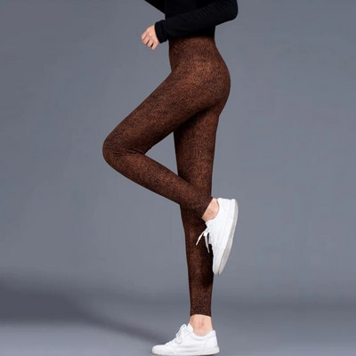 INDJXND Неонови еластични клинове, бели, с висока талия, дамски тесни женски панталони с висока талия и висока талия, летни клинове в бонбонени цветове