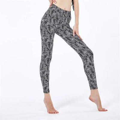 INDJXND Moteriškos leopardo moteriškos devynių antblauzdžių grafičio stiliaus 2022 m. kelnės elastinės kamufliažinės tamprios medvilninės kelnės armijos deportas