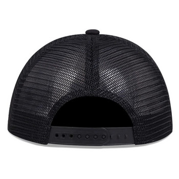 Hip Hop Μαύρο λύκος Κέντημα Καπέλα μπέιζμπολ Καλοκαιρινό διχτυωτό καπέλα Snapback για Γυναικεία Ανδρικά κασκέτα Καπέλο Trucker
