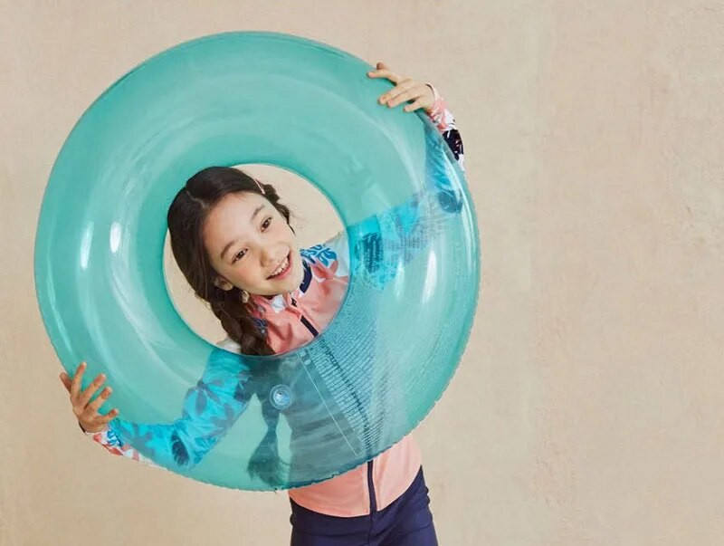 Костюм от две части за момиче с големи размери Бански костюм Детски бански костюм с дълги панталони с дълъг ръкав Нов детски слънцезащитен плажен костюм за 2023 г.