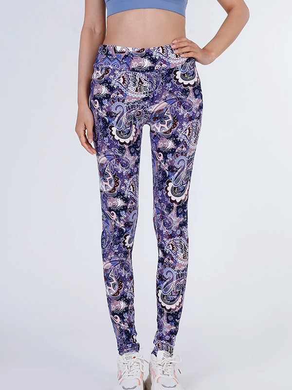 NDUCJSI Облекло за фитнес Йога панталони с принт кашу Дамски чорапогащник с висока талия Секси клинове Тренировка Фитнес леггинси Дамски горещ 2022 г.