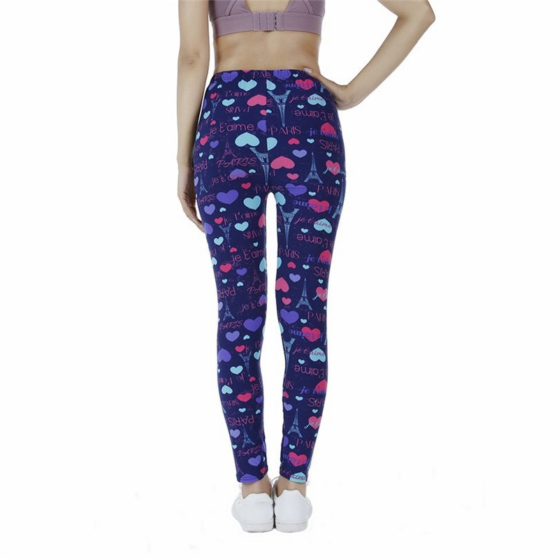 YGYEEG Клинове с любовни писма Спорт Дамски фитнес Push Up Йога панталони Висока талия Тренировка Бягане Спортно облекло Фитнес чорапогащи Облекло