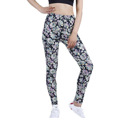 YGYEEG sztreccs poliészter nyomtatott ruházat női jóga nadrág magas derekú fitnesz harisnya edzőterem vékony leggings elasztikus futónadrág