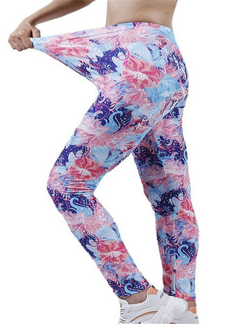 YGYEEG Спортни йога клинове Фитнес чорапогащи Дамски розови флорални панталони за бягане Летни стилове Модни облекла Mujer Drop Shipping