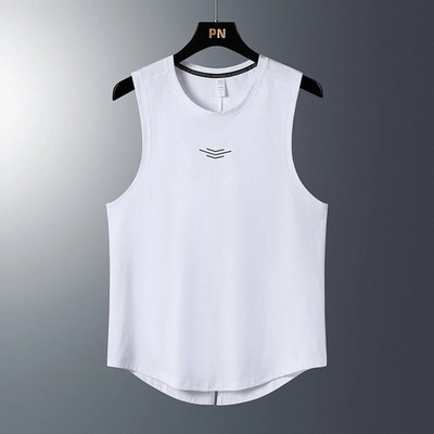 Muška fitness odjeća za trening trčanja, ležerna, elastična, prozračna, brzo sušeća majica bez rukava, prsluk za trčanje, odjeća za teretanu, muškarci