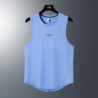 Muška fitness odjeća za trening trčanja, ležerna, elastična, prozračna, brzo sušeća majica bez rukava, prsluk za trčanje, odjeća za teretanu, muškarci