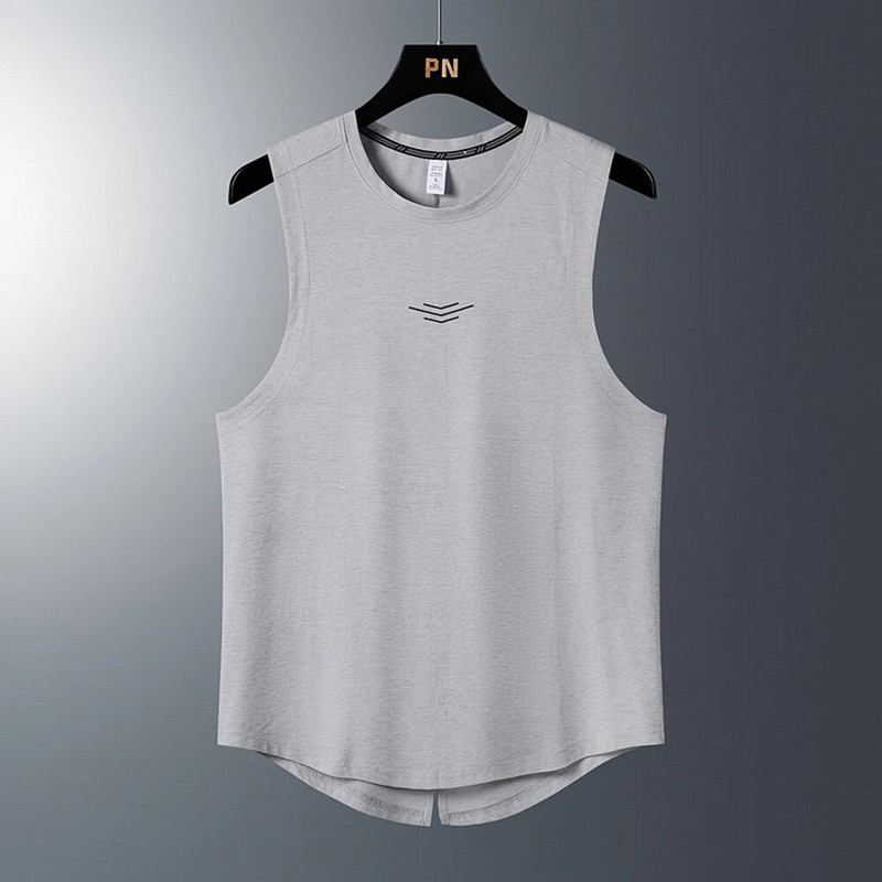 Muška fitness odjeća za trening trčanja, ležerna, elastična, prozračna, brzo sušeća majica bez rukava, prsluk za trčanje, odjeća za teretanu, muškarci