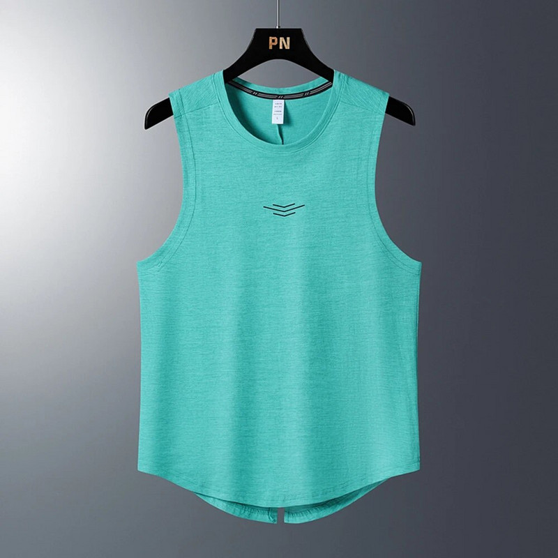 Muška fitness odjeća za trening trčanja, ležerna, elastična, prozračna, brzo sušeća majica bez rukava, prsluk za trčanje, odjeća za teretanu, muškarci