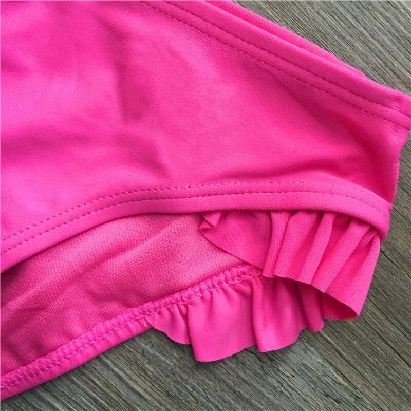 5-12 години Детски бански костюми с лък за момичета Бански костюми за бебета, деца Biquini Infantil Бански костюми Бикини за момиче 2020 г. Нов летен бански костюм