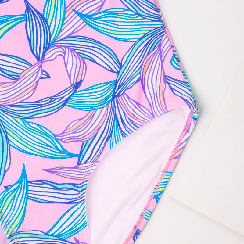 2024 m. lapeliais raštas mergaičių vientisas maudymosi kostiumėlis vasarinis vaikiškas maudymosi kostiumėlis mergaitėms 6–14 metų vaikams Vaikiškas maudymosi kostiumėlis Monokini A273