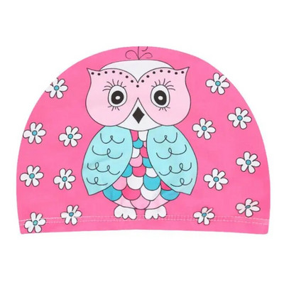 Jaunas jaukas Anime bērnu ūdensnecaurlaidīgas peldcepures Aizsargājošas ausis Gari mati Sporta peldbaseina cepure multfilmas peldcepures bērniem