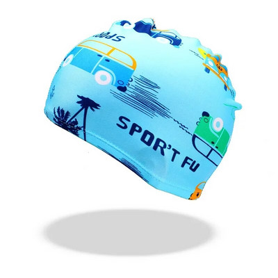 Bērnu multfilmu peldcepures Dzīvnieku dinozauru apdruka zēni meitenes peldcepure baseina aprīkojums bērniem peldēšanas piederumi