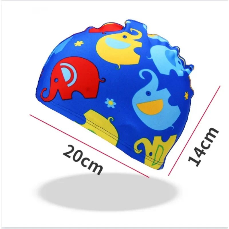 Bērnu multfilmu peldcepures Dzīvnieku dinozauru apdruka zēni meitenes peldcepure baseina aprīkojums bērniem peldēšanas piederumi