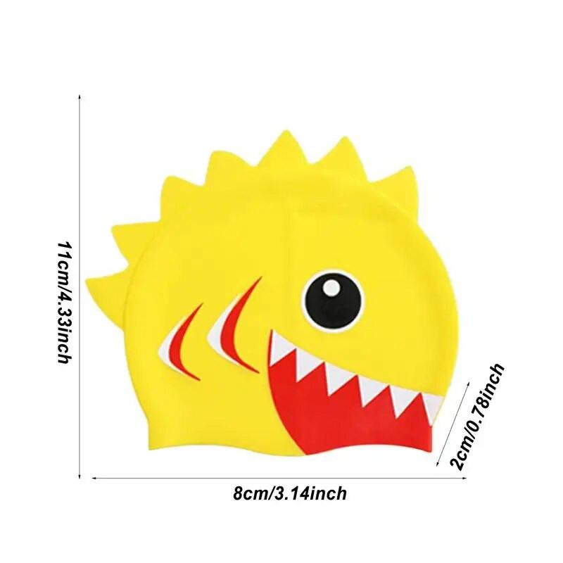 Miela plaukimo elastinga silikoninė plaukimo baseino maudykla S Vaikai Mergaitės Berniukai Neperšlampami Ausų Apsauginiai Nardymo kepurė vasarai