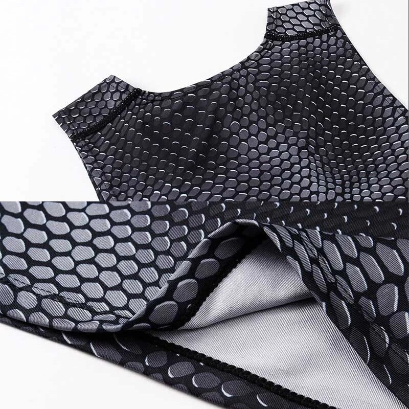 Мъжка тениска Pro Quick Dry GYM Tank Compress Fitness Exercise Top Sport Run Vest Workout Tee Yoga Beach Basketball Plus Size 4021