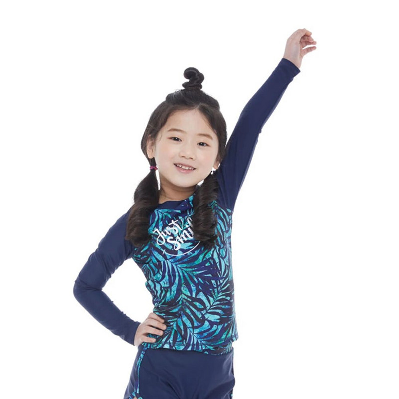 3 komada Dječaci Djevojčice Odrasle Žene Kupaći kostimi Brzo sušeći kupaći kostimi za zaštitu od sunca Dugi rukavi Hlače Kratke hlače Set Ronilački kupaći kostimi Neoprenska odijela