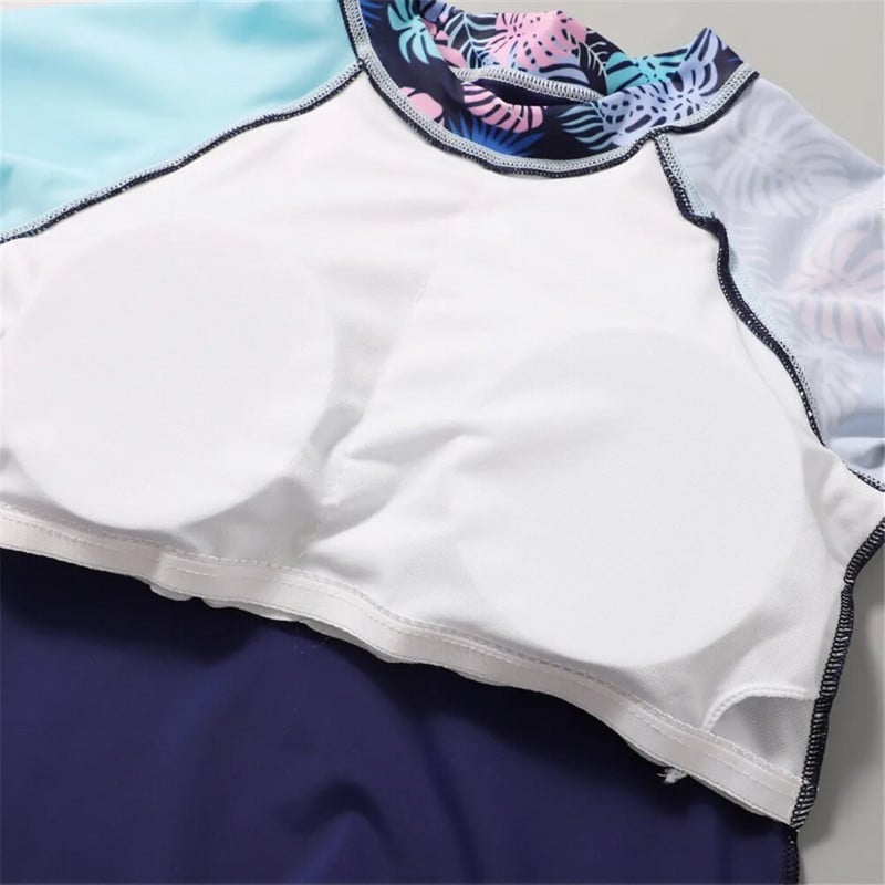 3 komada Dječaci Djevojčice Odrasle Žene Kupaći kostimi Brzo sušeći kupaći kostimi za zaštitu od sunca Dugi rukavi Hlače Kratke hlače Set Ronilački kupaći kostimi Neoprenska odijela