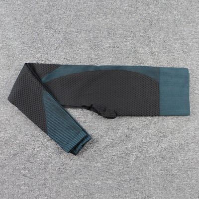 Bešavne rebraste sportske tajice s visokim strukom Slim Fit Sivo ružičaste joga hlače za trčanje za žene Gym Fitness tajice Push Up