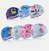 Bērnu peldcepure zēniem un meitenēm bērnu multfilmu bērnu peldcepure meitenēm ērta peldcepure