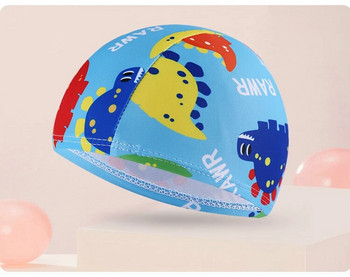 Детска плувна шапка за момчета и момичета Детска анимационна бебешка плувна шапка Удобна плувна шапка за момичета