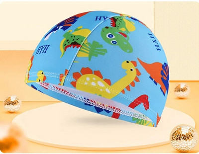 Bērnu peldcepure zēniem un meitenēm bērnu multfilmu bērnu peldcepure meitenēm ērta peldcepure