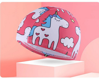 Bērnu peldcepure zēniem un meitenēm bērnu multfilmu bērnu peldcepure meitenēm ērta peldcepure