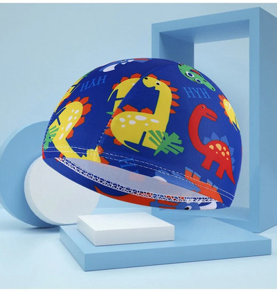 Bērnu peldcepure zēniem un meitenēm bērnu multfilmu bērnu peldcepure meitenēm ērta peldcepure