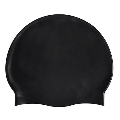 Високоеластична силиконова шапка за плуване Едноцветна водоустойчива защита на ушите Устойчиво меко носене Удобни мъже Жени