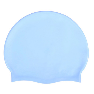 Високоеластична силиконова шапка за плуване Едноцветна водоустойчива защита на ушите Устойчиво меко носене Удобни мъже Жени