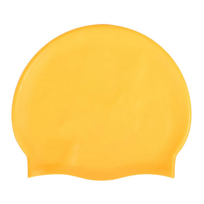 Високоеластична силиконова шапка за плуване Едноцветна водоустойчива защита на ушите Устойчиво меко носене Удобни мъже Жени