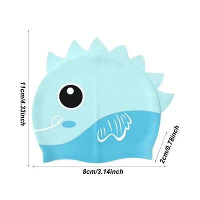 Peldēšana bērniem Bērniem Ausu aizsardzība Ūdensnecaurlaidīga peldēšanās S Cute Elastīgs Silikona Peldbaseins Zēniem Meitenes