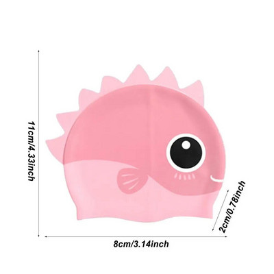 Peldēšana bērniem Bērniem Ausu aizsardzība Ūdensnecaurlaidīga peldēšanās S Cute Elastīgs Silikona Peldbaseins Zēniem Meitenes