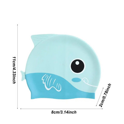 Peldēšana bērniem Bērniem Ausu aizsardzība Ūdensnecaurlaidīga peldēšanās S Cute Elastīgs Silikona Peldbaseins Zēniem Meitenes