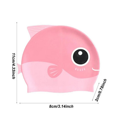 Peldēšana bērniem Bērniem Ausu aizsardzība Ūdensnecaurlaidīga peldēšanās S Cute Elastīgs Silikona Peldbaseins Zēniem Meitenes