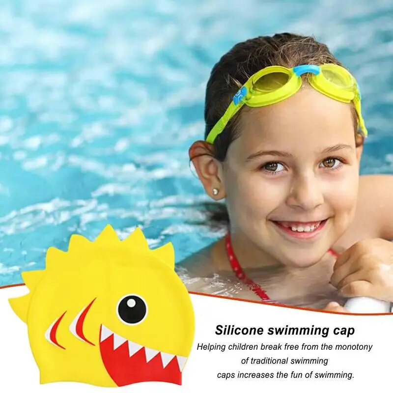 Peldēšana bērniem Bērniem Ausu aizsardzība Ūdensnecaurlaidīga peldēšanās S Cute Elastīgs Silikona Peldbaseins Zēniem Meitenes