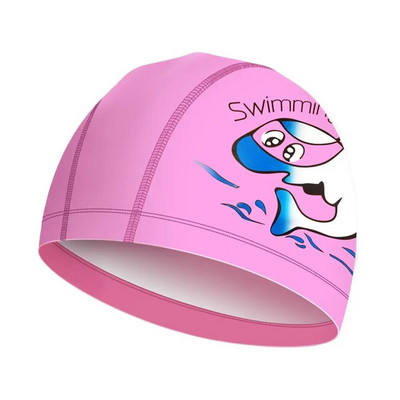 Gari mati Aizsargā karikatūra Drukāts Brīvs izmērs Peldcepures Bērniem Peldcepure Baseins Peldcepures Elastīga Pu Turban