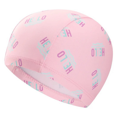 Nova dječja kapa za plivanje Crtani udobna platnena kapa Dječja rastezljiva kapa za plivanje Osnovnoškolska oprema za bazen za djevojčice