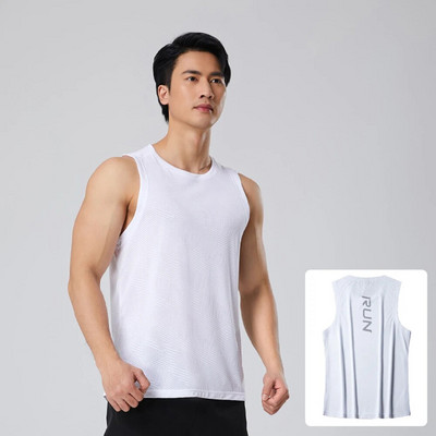 Muški tanak prozračni sportski prsluk za trčanje Sportska teretana za trčanje