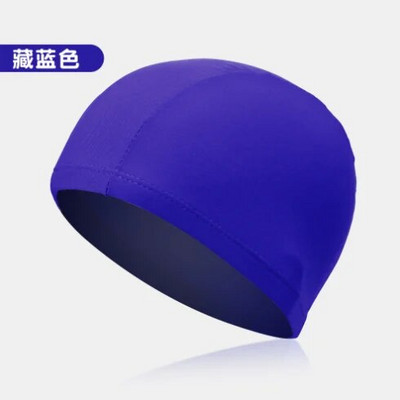Bezmaksas izmēra peldcepures vīriešiem sievietēm elastīgas neilona ausu aizsardzības gariem matiem peldbaseina cepures īpaši plānas peldcepures