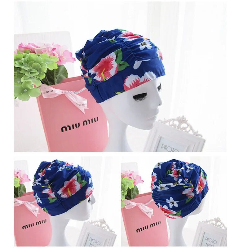 Ženska kapa za plivanje Unisex Djevojčice s dugom kosom Elastična kapa za kupanje Kapa za plivanje Rastezljiva zavjesa za plivanje velike veličine Sportski najlonski turban