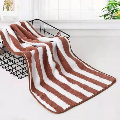 Simple Stripes nedvszívó, gyorsan száradó fürdőlepedők készletek Puha felnőttek arcra Kéztörölközők Fürdőszoba Mikroszálas Comefor Swim fürdőlepedők
