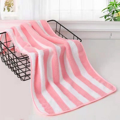 Simple Stripes nedvszívó, gyorsan száradó fürdőlepedők készletek Puha felnőttek arcra Kéztörölközők Fürdőszoba Mikroszálas Comefor Swim fürdőlepedők