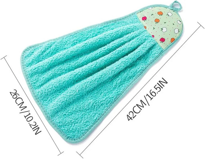 Висяща кухненска кърпа за ръце Flyup Бързосъхнеща мека кърпа за избърсване на съдове за кухненска баня (4 бр.)